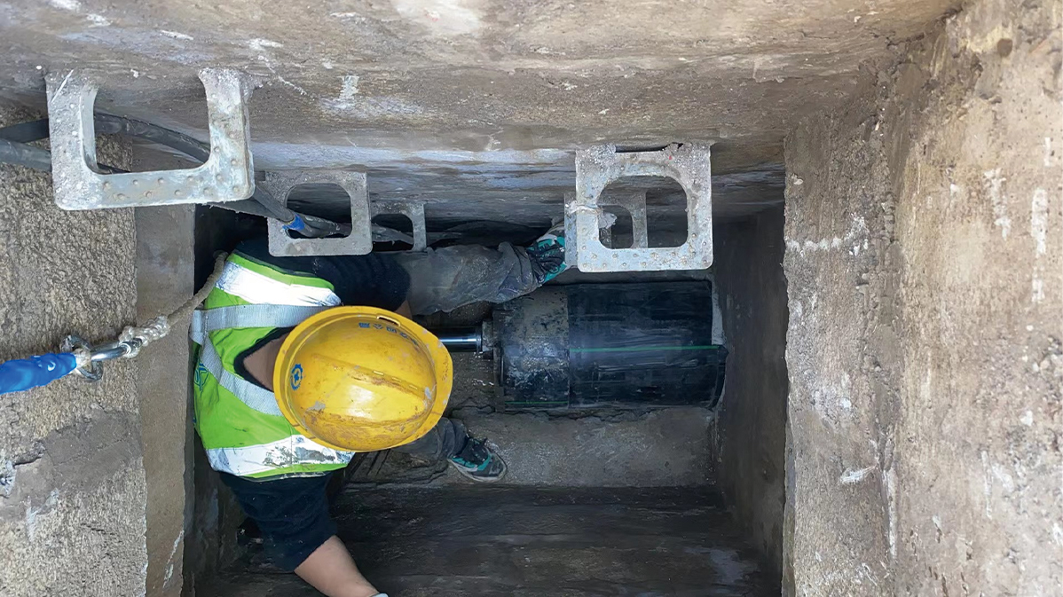 中站HDPE短管内衬法